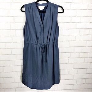 Cynthia Rowley Blue Sleeveless Silk Dress